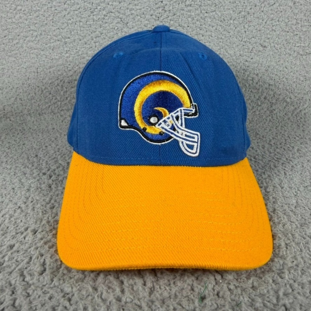 Los Angeles Rams Cap Unisex One Size NFL Reebok Gridiron Classic Strapback Logo
